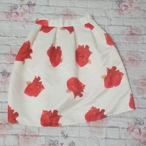 "Jeans" Floral Skirt